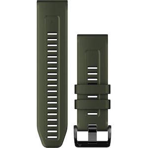 Sporting equipment: Garmin QuickFit 26 Watch Band Moss Silicone