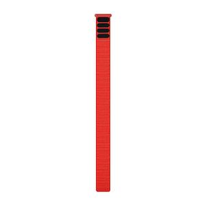 Sporting equipment: Garmin UltraFit Nylon – 22mm Watch Band – Flame Red