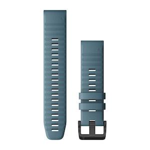 QuickFit 22 Watch Band – Lakeside Blue Silicone