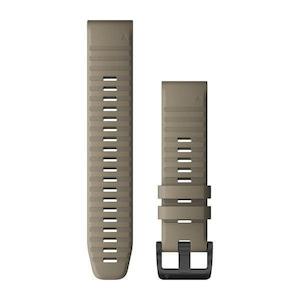 Sporting equipment: QuickFit 22 Watch Band – Dark Sandstone Silicone