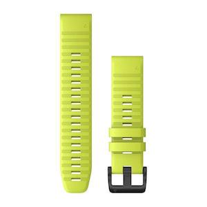 Sporting equipment: QuickFit 22 Watch Band – AMP Yellow Silicone