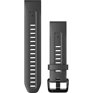 Garmin QuickFit 20mm Watch Band – Graphite Silicone