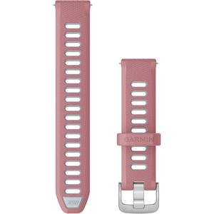 Quick Release Band (18 mm) – Pink/Whitestone with Silver Hardware