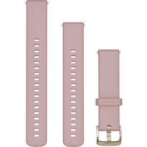 Sporting equipment: Garmin 18mm Quick Release Band – Dust Rose with Soft Gold Hardware