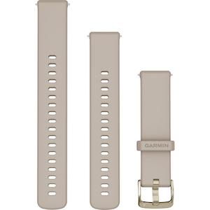 Sporting equipment: Quick Release Band 18mm – French Grey with Soft Gold Hardware