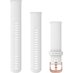 Quick Release Band 20mm – White with Rose Gold Hardware