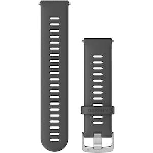 Quick Release Band 22 mm – Grey with Silver Hardware