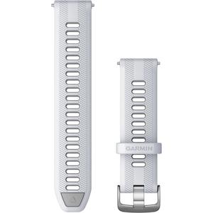 Forerunner Watch Band (22 mm), Whitestone/Powder Grey with Silver Hardware