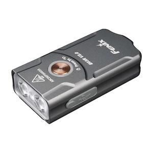 Fenix E03R V2.0 Keychain Flashlight - Grey