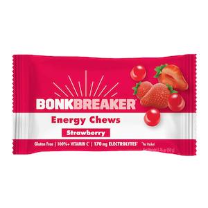 Sporting equipment: Bonk Breaker Strawberry Energy Chews - 50g