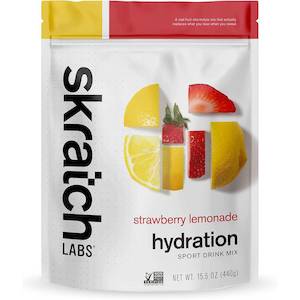 Sporting equipment: Skratch Labs Hydration Drink Mix - Strawberry Lemonade