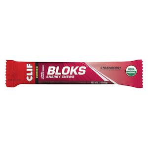 Sporting equipment: Clif Bloks Energy Chews – STRAWBERRY