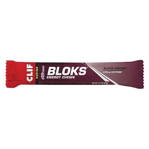 Clif Bloks Energy Chews – BLACK CHERRY + 50mg Caffeine