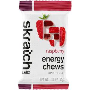 Skratch Labs Raspberry Energy Chews