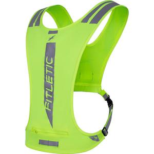 Sporting equipment: Fitletic GLO Reflective Safety Vest – Neon