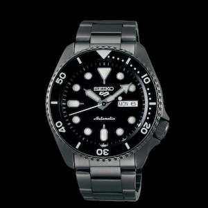 Menswear: Seiko 5 - Sports Black SRPD65K