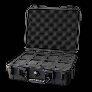 Watch Box - Waterproof Tough Case Black 8 Slot