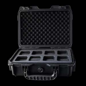 Watch Box - Waterproof Tough Case Black 8 Slot