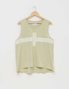 Stella + Gemma | Tank | Matcha with White Cross