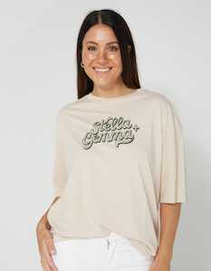 Clothing: Stella + Gemma | Porter Tee | Blush Vintage Logo