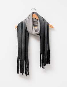 Stella + Gemma | Scarf | Ombre Charcoal