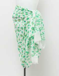 Stella + Gemma | Sarong | Mint Leopard