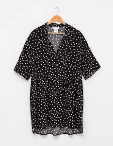 Clothing: Stella + Gemma | DIXIE Dress | Black Latte Spots