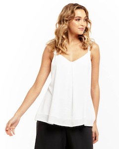 Betty Basics | Jenna Top | White