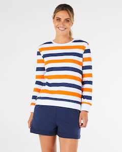 Clothing: Betty Basics | Ryder Sweat | Multi Stripe