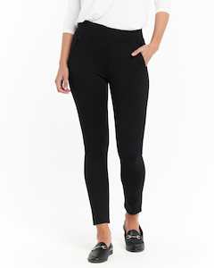 Clothing: Betty Basics | Piscilla Ponte Legging | Black