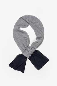 Clothing: Antler | Pull Through Scarf | Grey & Navy