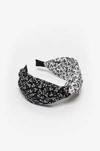 Clothing: Antler | Headband | Black & White Floral