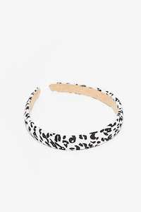 Clothing: Antler | Headband | Cheetah Black and White