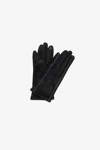 Clothing: Antler | Suedette Gloves | Black