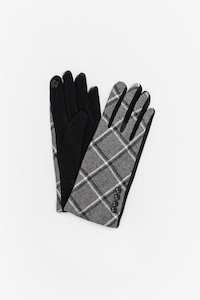 Antler | Gloves | Grey with Buttons