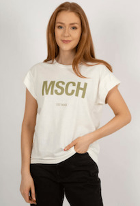 Clothing: MSCH | Egret/Aloe STD Seasonal Tee | MSCH Logo