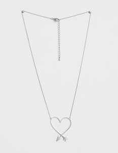 Stella + Gemma | Necklace | Silver Heart and Arrow