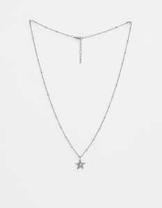 Stella + Gemma | Necklace | Silver Double Star