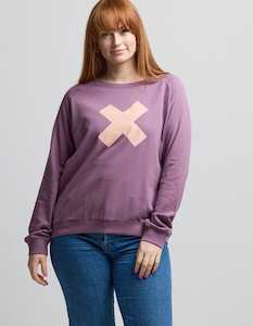 Clothing: Stella + Gemma | Sweater | Grape Blush Logo