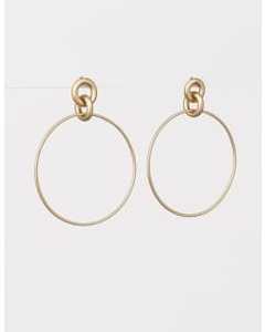 Stella + Gemma | Earrings | Gold Hoop W/Knot