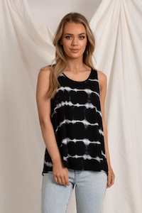 Love Lily The Label | Everyday Essential Tie-Dye Modal Cami | Black