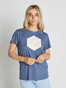 Stella + Gemma | High Roller Tee | Navy