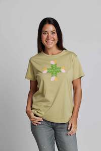 Stella + Gemma |  Ace Tee | Sage w/Citrus Petals