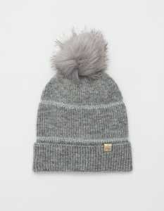 Stella + Gemma | Beanie | Grey with Silver Lurex