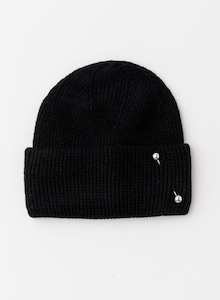 Clothing: Stella + Gemma | Beanie | Black with Pin