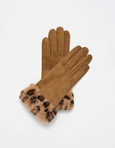 Clothing: Stella + Gemma | Gloves | Ginger w Leopard Fur