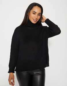 Clothing: Stella + Gemma | Goldie Jumper | Black