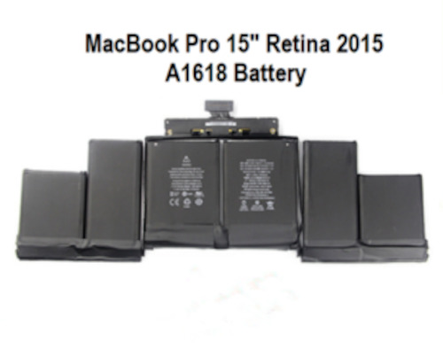 Computer maintenance service - including peripherals: Original Apple Battery A1618 For Macbook Pro 15″ A1398 2015