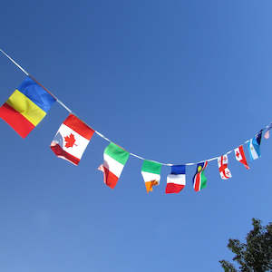 Rugby Flag Bunting Top 30 Nations