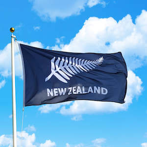 All Black New Zealand Flag Premium Quality